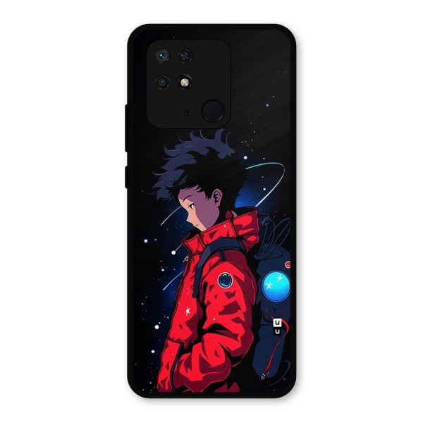 Cute Space Boy Metal Back Case for Redmi 10 Power
