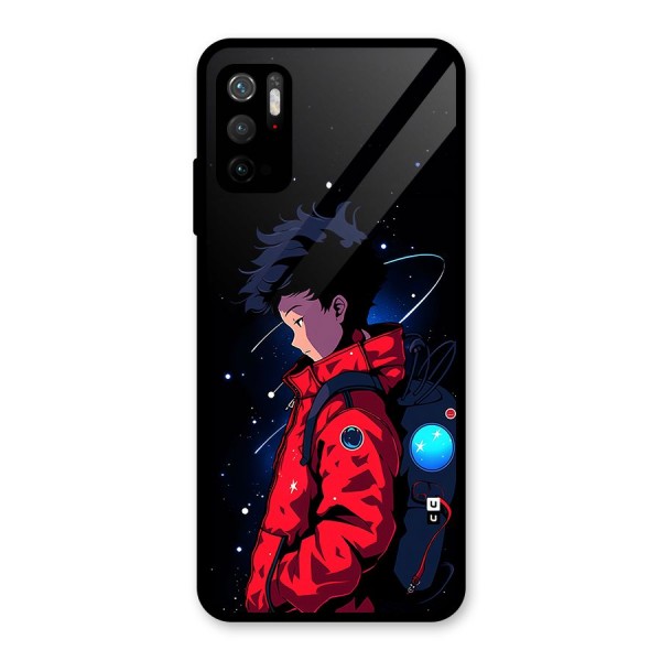 Cute Space Boy Metal Back Case for Redmi Note 10T 5G