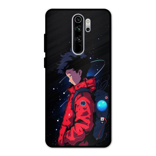 Cute Space Boy Metal Back Case for Redmi Note 8 Pro