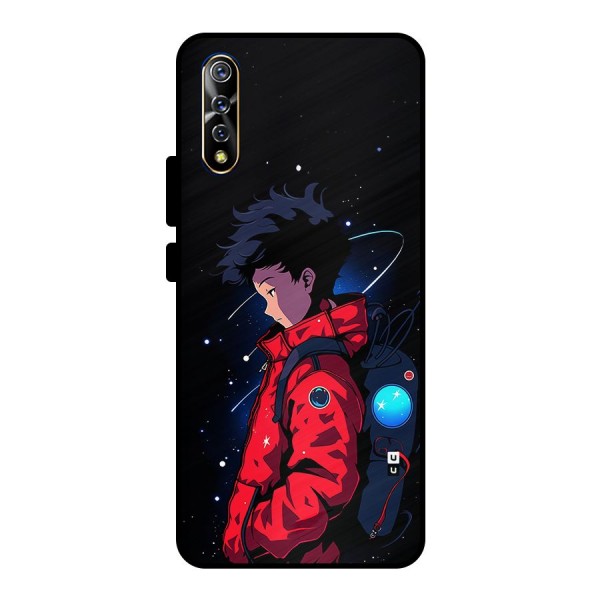 Cute Space Boy Metal Back Case for Vivo S1