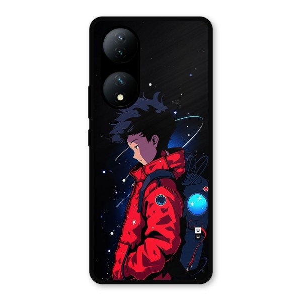 Cute Space Boy Metal Back Case for Vivo T2