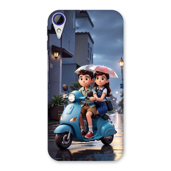 Cute Teen Scooter Back Case for Desire 830