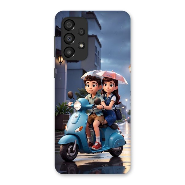 Cute Teen Scooter Back Case for Galaxy A33 5G
