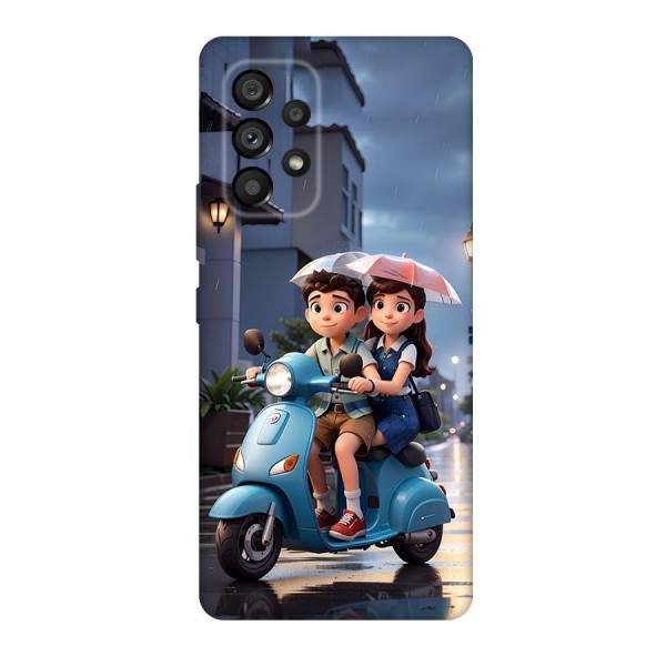 Cute Teen Scooter Back Case for Galaxy A53 5G