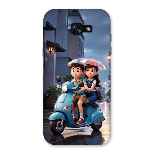 Cute Teen Scooter Back Case for Galaxy A7 (2017)
