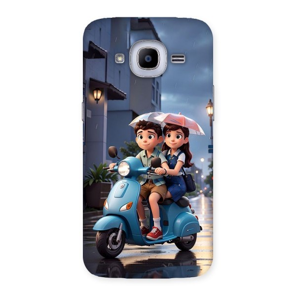 Cute Teen Scooter Back Case for Galaxy J2 2016