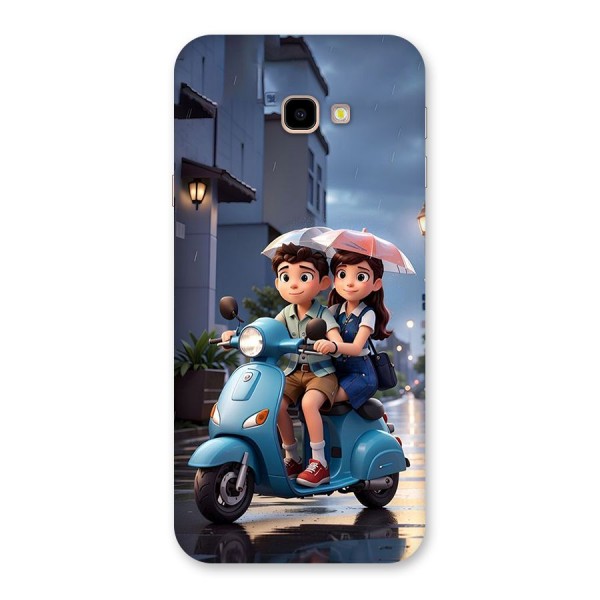 Cute Teen Scooter Back Case for Galaxy J4 Plus