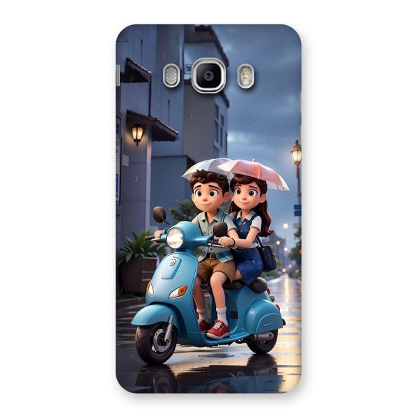 Cute Teen Scooter Back Case for Galaxy J5 2016