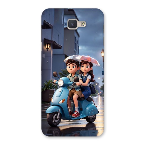 Cute Teen Scooter Back Case for Galaxy J5 Prime