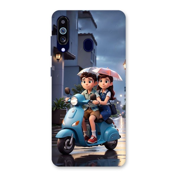 Cute Teen Scooter Back Case for Galaxy M40