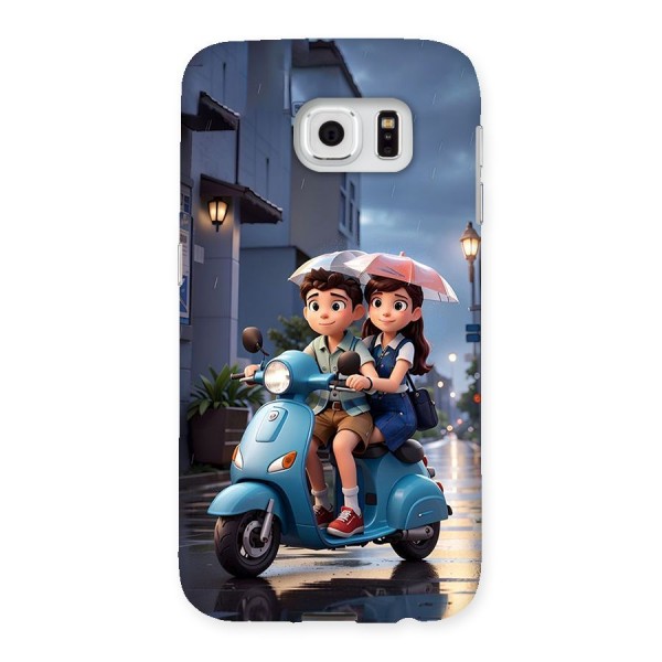 Cute Teen Scooter Back Case for Galaxy S6