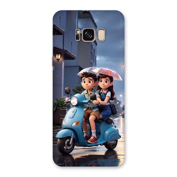 Cute Teen Scooter Back Case for Galaxy S8 Plus