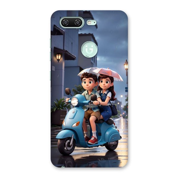 Cute Teen Scooter Back Case for Gionee S10