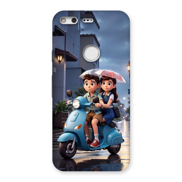 Cute Teen Scooter Back Case for Google Pixel