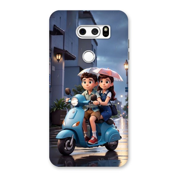 Cute Teen Scooter Back Case for LG V30