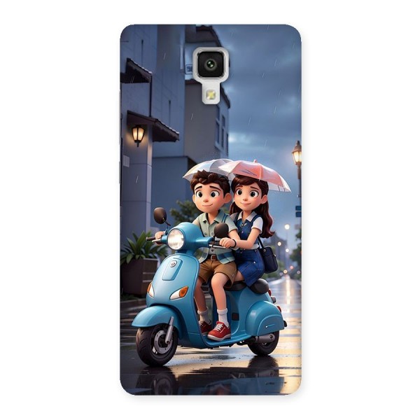 Cute Teen Scooter Back Case for Mi4