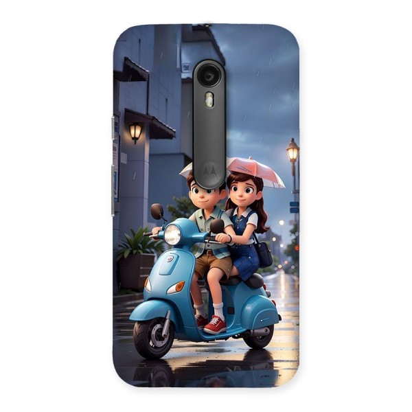 Cute Teen Scooter Back Case for Moto G3