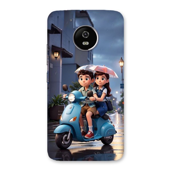 Cute Teen Scooter Back Case for Moto G5