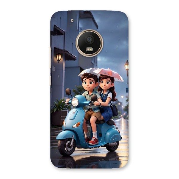 Cute Teen Scooter Back Case for Moto G5 Plus