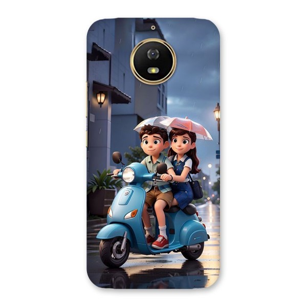 Cute Teen Scooter Back Case for Moto G5s