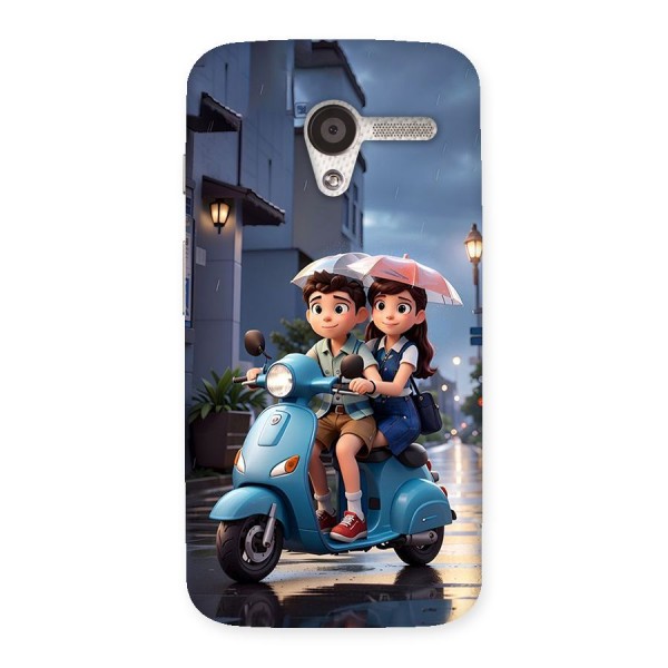 Cute Teen Scooter Back Case for Moto X