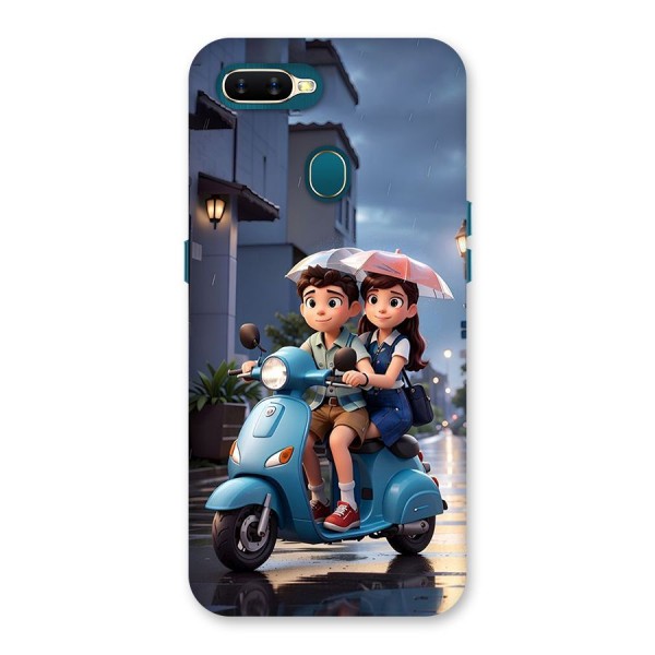 Cute Teen Scooter Back Case for Oppo A7