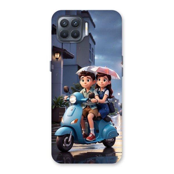Cute Teen Scooter Back Case for Oppo F17 Pro