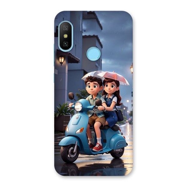 Cute Teen Scooter Back Case for Redmi 6 Pro