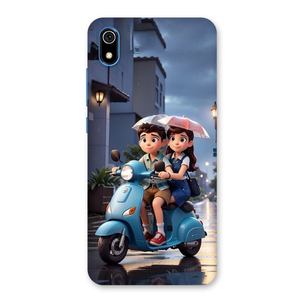 Cute Teen Scooter Back Case for Redmi 7A