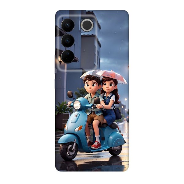 Cute Teen Scooter Back Case for Vivo V27