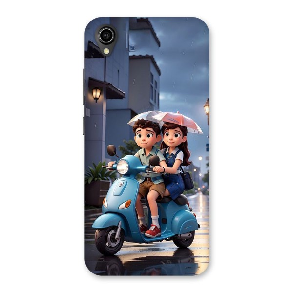 Cute Teen Scooter Back Case for Vivo Y91i