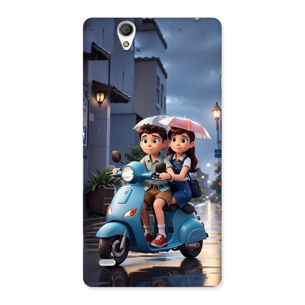 Cute Teen Scooter Back Case for Xperia C4