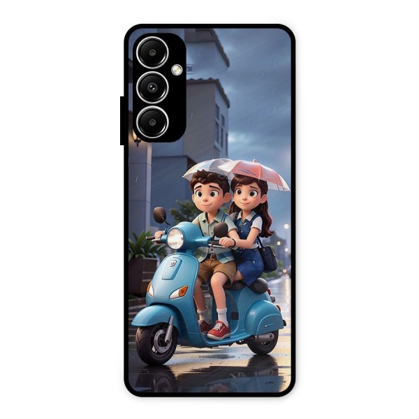 Cute Teen Scooter Metal Back Case for Galaxy A05s