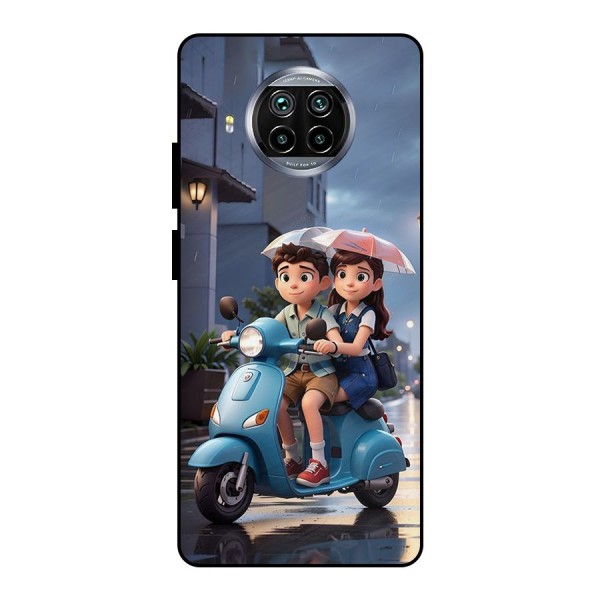 Cute Teen Scooter Metal Back Case for Mi 10i
