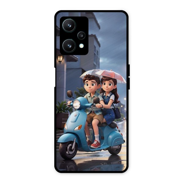 Cute Teen Scooter Metal Back Case for Realme 9 Pro 5G