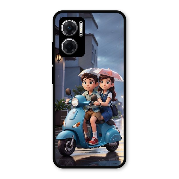 Cute Teen Scooter Metal Back Case for Redmi 11 Prime 5G