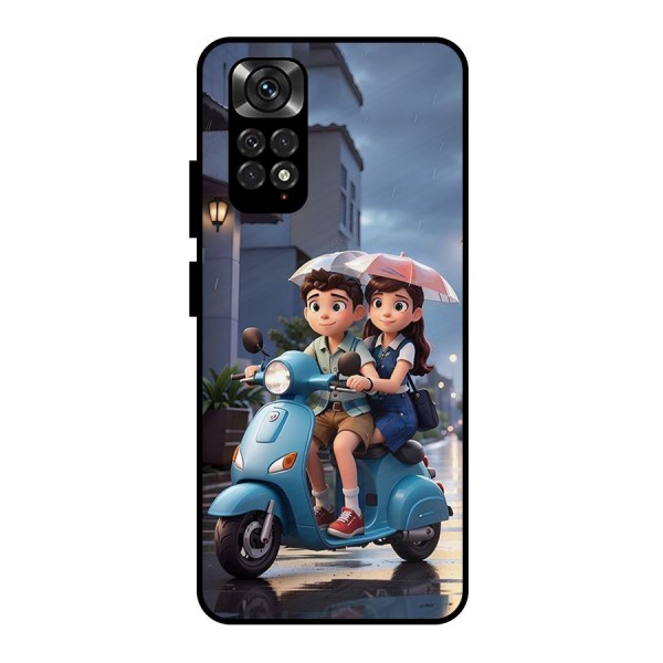 Cute Teen Scooter Metal Back Case for Redmi Note 11 Pro Plus 5G