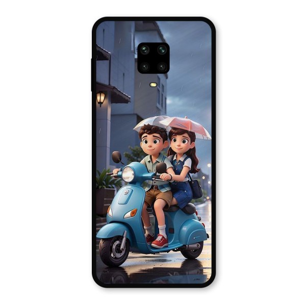 Cute Teen Scooter Metal Back Case for Redmi Note 9 Pro