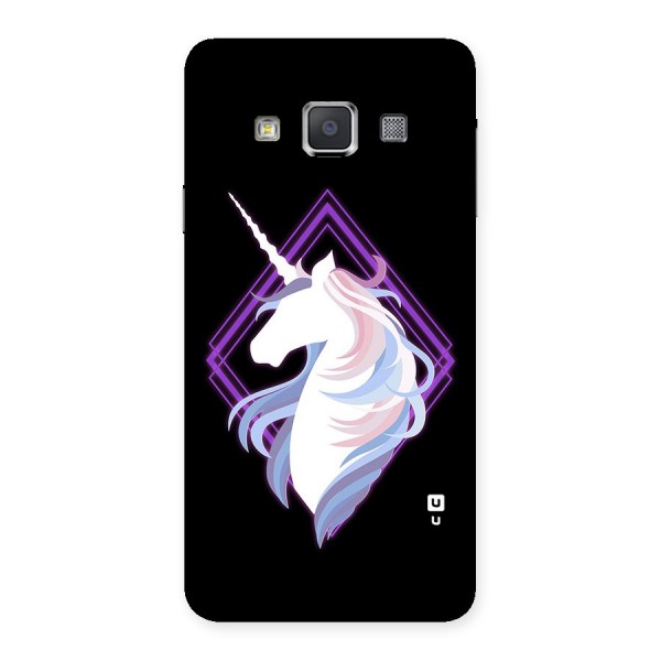 Cute Unicorn Illustration Back Case for Galaxy A3