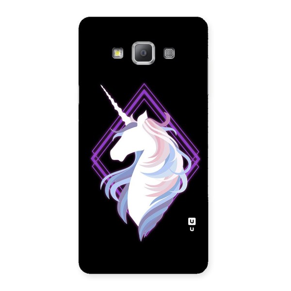Cute Unicorn Illustration Back Case for Galaxy A7
