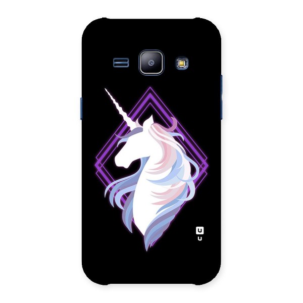 Cute Unicorn Illustration Back Case for Galaxy J1