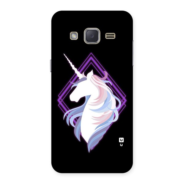 Cute Unicorn Illustration Back Case for Galaxy J2