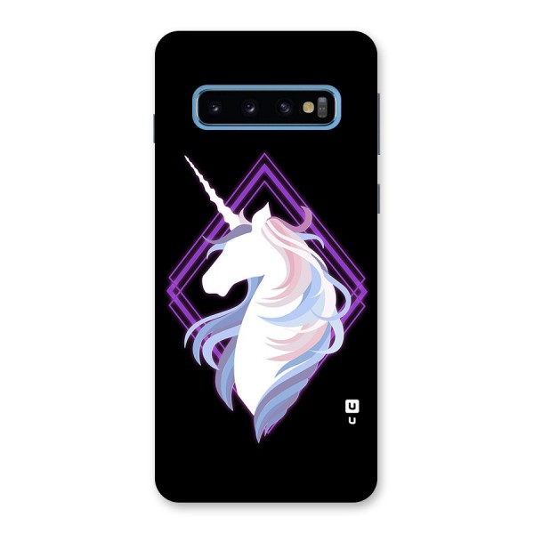 Cute Unicorn Illustration Back Case for Galaxy S10