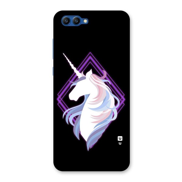 Cute Unicorn Illustration Back Case for Honor View 10
