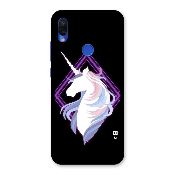 Cute Unicorn Illustration Back Case for Redmi Note 7S