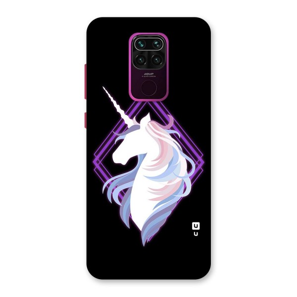 Cute Unicorn Illustration Back Case for Redmi Note 9