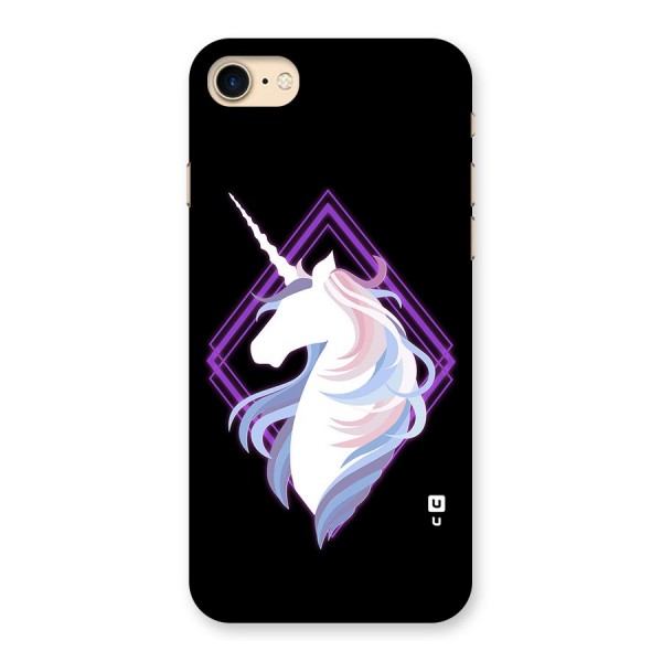 Cute Unicorn Illustration Back Case for iPhone 7