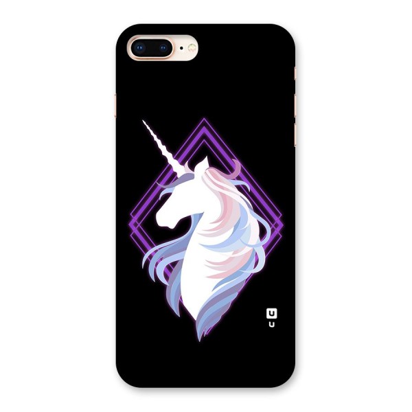 Cute Unicorn Illustration Back Case for iPhone 8 Plus
