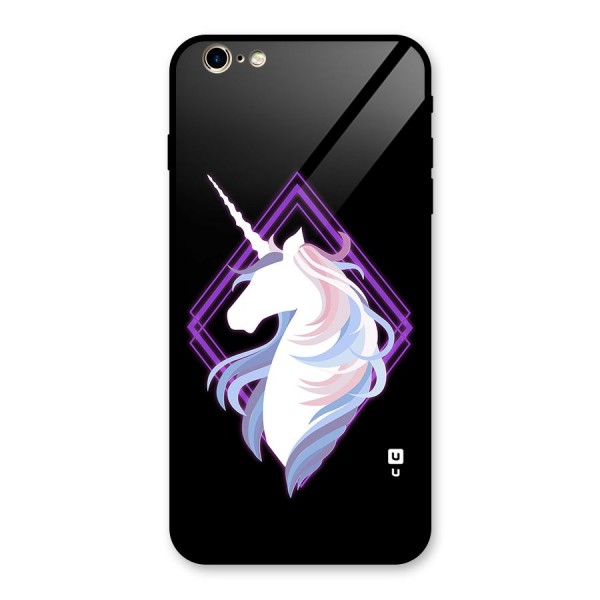 Cute Unicorn Illustration Glass Back Case for iPhone 6 Plus 6S Plus