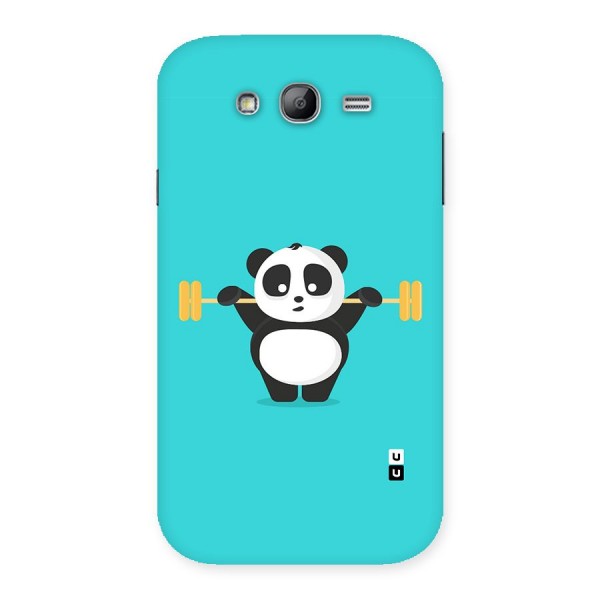 Cute Weightlifting Panda Back Case for Galaxy Grand Neo Plus